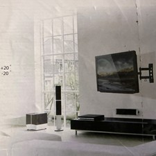 Tv Wall Mount 165lbs Rated Black Full Motion New Open Box