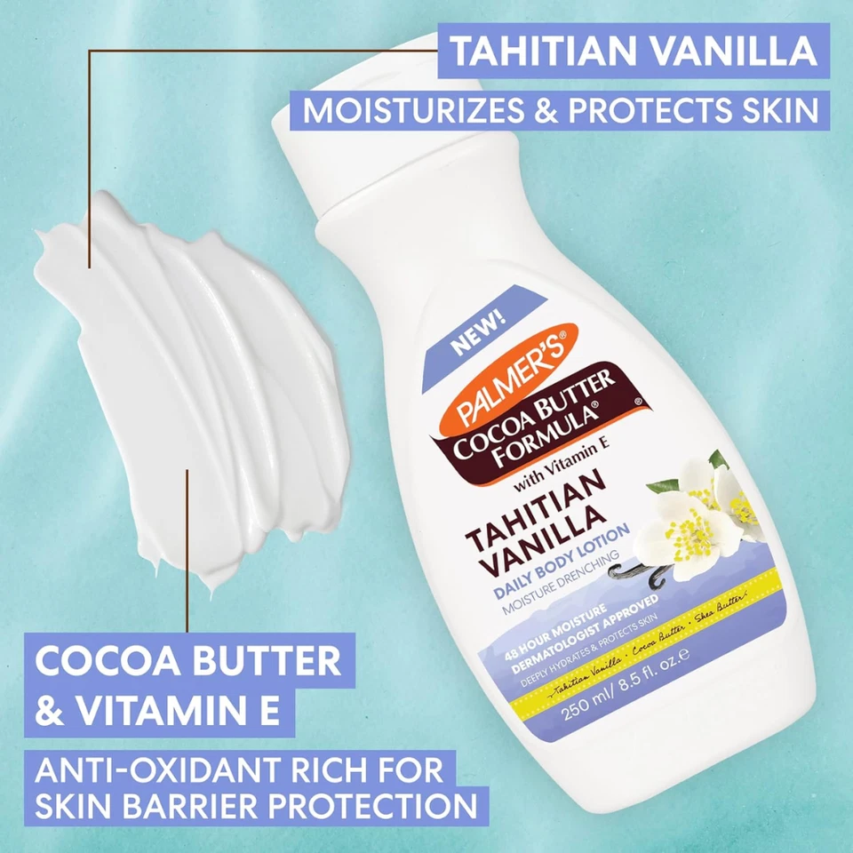 Palmer's Cocoa Butter Formula Tahitian Vanilla Body Lotion, Daily Moisturizing - Image 3 of 4