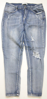 Size 14 Blue Savvy Denim Women's Jeans Pants 32'' Waist x 28'' Inseam Womans 1802