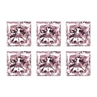 0.14 Ct Romantic Square 1.5 MM 100% Natural Fancy Pink Argyle Pink Diamond !!