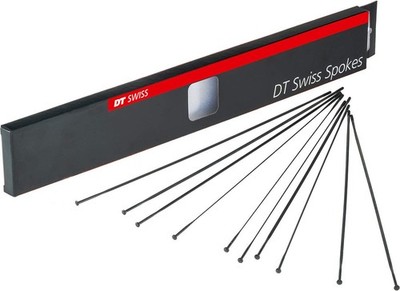 DT Swiss Aero Comp Straight Pull Spokes 14 g = 2 mm box 20, black 260 mm