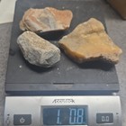 Agatized Chert, Lot of 3 Rough Uncut Cabbing, 1lb 0.8oz — photo 1