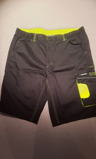Arbeits-/Freizeit-Hose v. Parkside, kurz, schwarz-neon, Gr. 56
