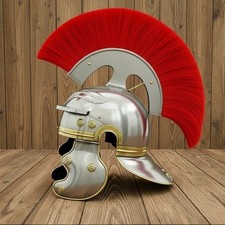 Roman Centurion Helmet with Red Plume   Replica Centurion Helmet