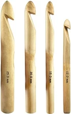 Huge Crochet Hook Set Wooden Needles for Yarn