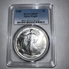 1988 American Silver Eagle PCGS MS69 1 Oz .999 Silver!