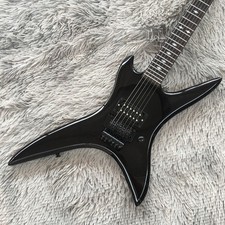 Chitarra elettrica Stealth Chuck Schuldiner Black H-Pickups Tremolo Bridge Guitar