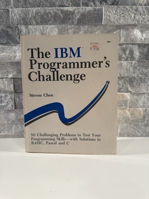 IBM Programmer s Challenge Steven Chen 1987 1st Edition BASIC Pascal C Vintage