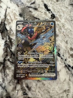 Pokémon TCG S&V Greninja EX 132 Black Star Promo Holo Card