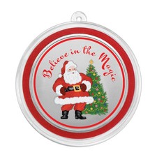 1 oz Silver Colorized Round - Santa "Believe in the Magic" 85.38 per troy oz