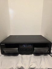 Vintage Sony TC-WE475 Dual Cassette Deck Auto Reverse Dolby Hi-Fi TESTED