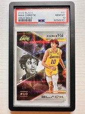 2022 Panini Black Max Christie Holo Gold /5 PSA 10 Pop 1