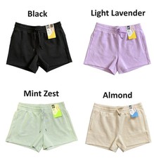 Member's Mark Women's 4 Way Stretch Elastic Waistband Luxe Short Black XS S