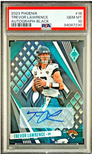 2023 PANINI PHOENIX #16 TREVOR LAWRENCE AUTO BLACK /5 PSA 10 COLOR MATCH