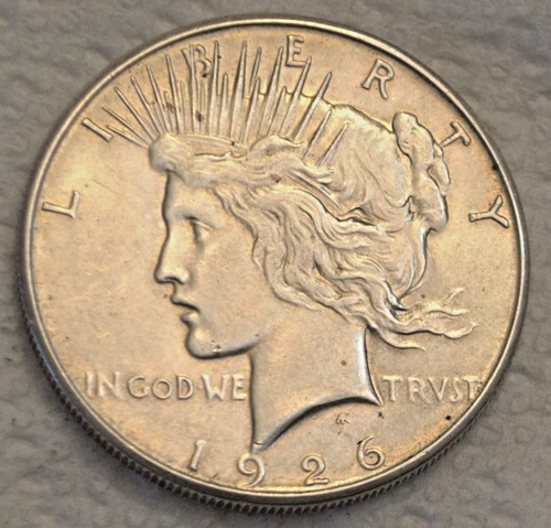 1926-S $1 PEACE SILVER ONE DOLLAR CH/GEM BU Breen 5725