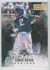 2017 Panini Diamond Kings Artist's Proof Gold 19/99 Khris Davis #76 4l3