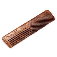 Classical Exquisite Lady Birthday Gift Black Gold Sandalwood Comb, Portable Thic