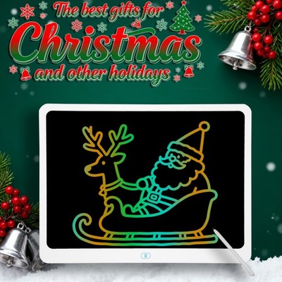20 Inch Colorful LCD Writing Tablet for Kids Toddler Doodle Drawing Pad