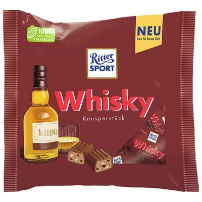 Ritter Sport candies WHISKY chocolate 200g/ 1 bag- FREE SHIPPING