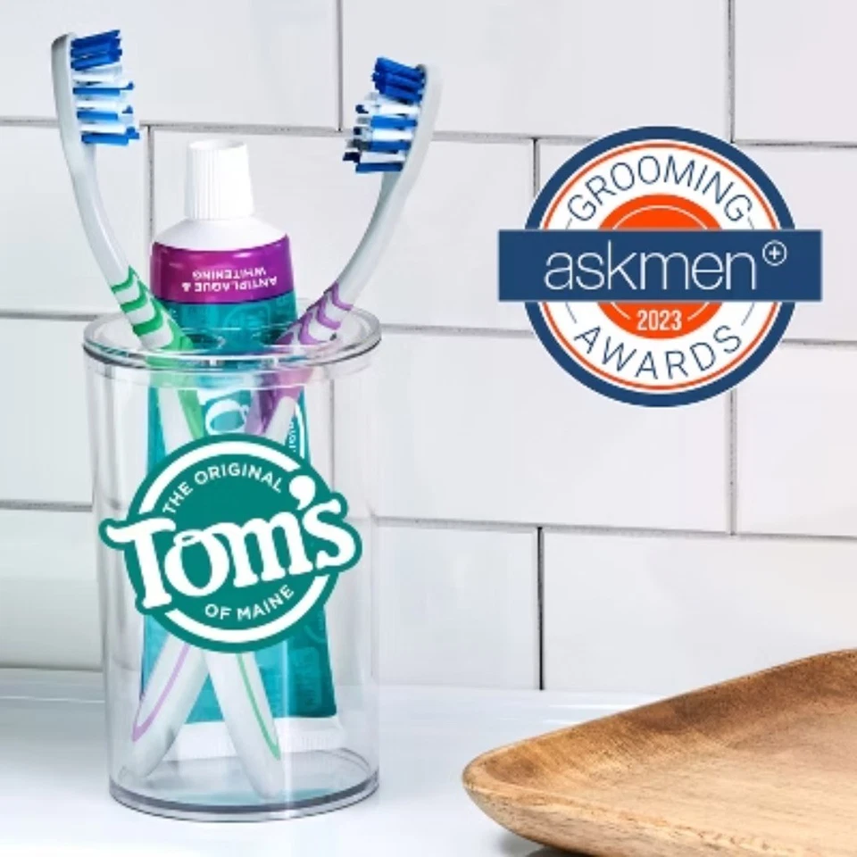 Tom's of Maine Antiplaque and Whitening Fluoride-Free Vegan Toothpaste - 4.5oz - Image 4 of 4