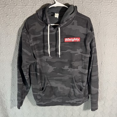 80 Eighty By Independent Trading Co. Mens Size Large Black Hoodie Sweatshirt