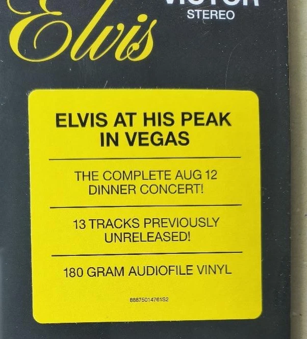 Elvis Presley Showroom Internationale vinyl 2LP sealed new live Dinner Show 1970