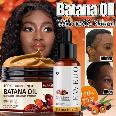 1-5 Pack Batana Oil for Hair Growth Conditioner - Natural Promotes Hair Wellness