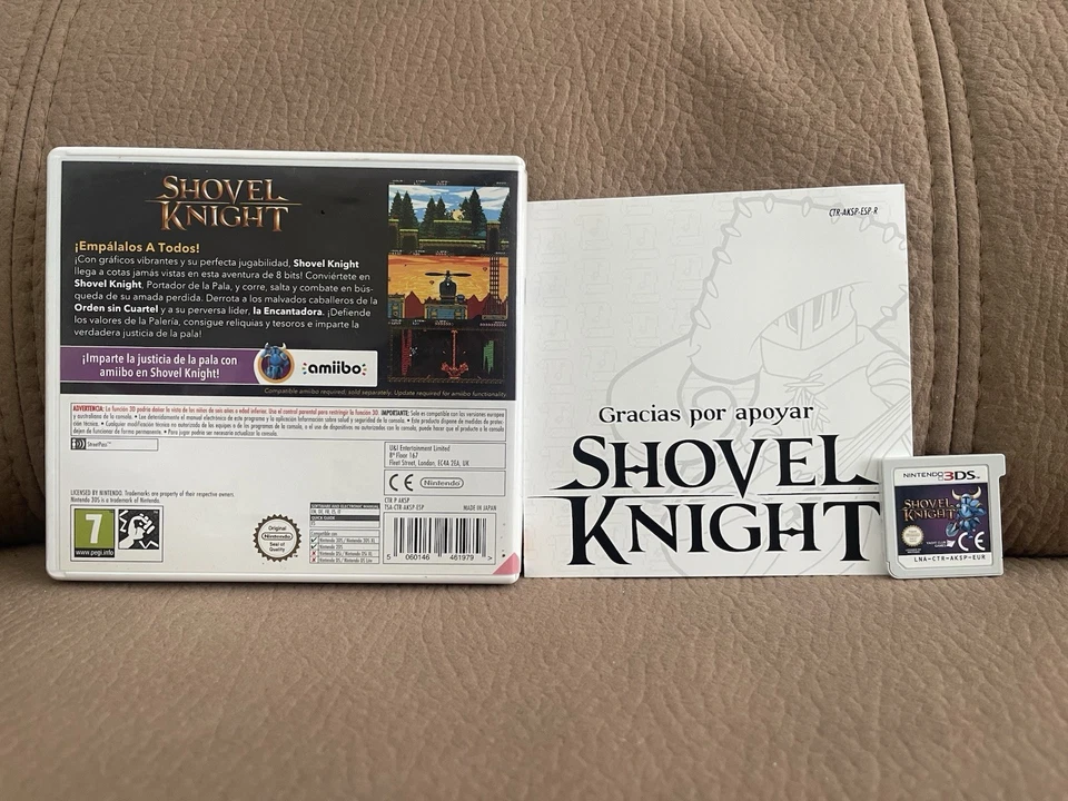 SHOVEL KNIGHT - NINTENDO 3DS - PAL ESPAÑA, foto 2 de 2