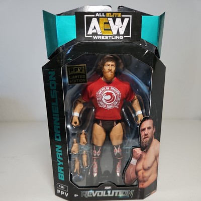 BRYAN DANIELSON AEW #01 FIGURE PPV LIMITED EDITION PAY PER VIEW REVOLUTION