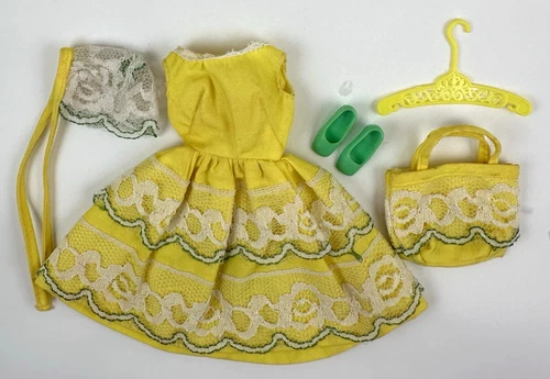 VINTAGE 1960's MATTEL BARBIE FRANCIE FRESH AS A DAISY #1254 OUTFIT