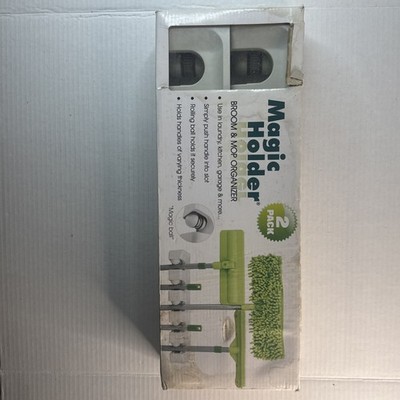 Magic Holder Broom & Mop Organizer 2 Pack (BRAND NEW)