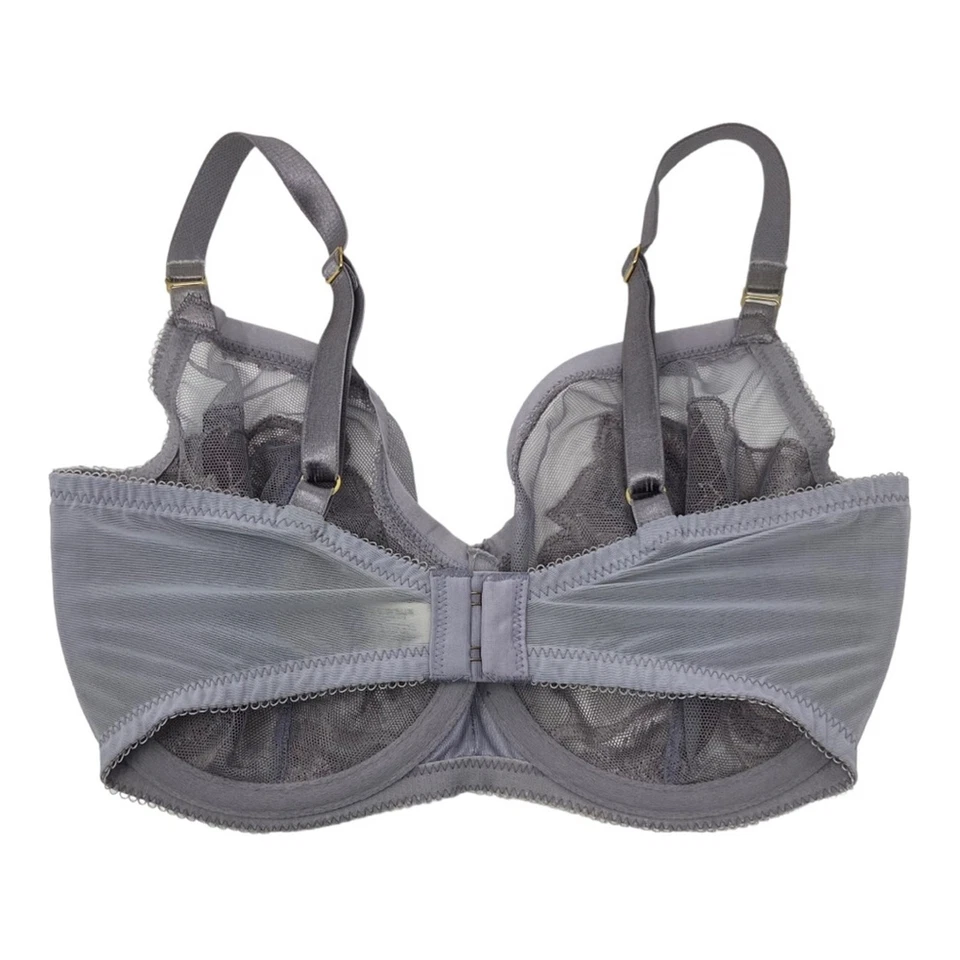 Sujetador Wacoal Floral Encaje Sin Forro Cobertura Completa en Púrpura Para Mujer Talla 32DDD Foto 3 de 4