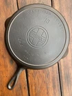 Griswold Cast Iron #10 Large Block Logo Skillet w/ Heat Ring