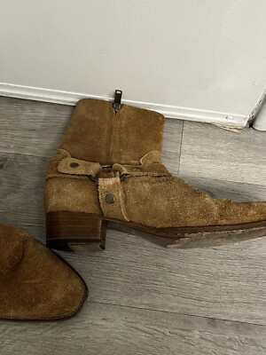 $1450 Saint Laurent YSL Wyatt Harness Boots 41 | eBay
