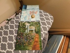 Garden Gazebo Potted Plant by Wrought Iron Original Oil Paintings Same Artist