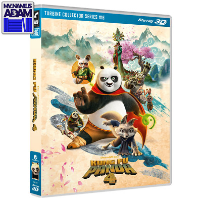 KUNG FU PANDA 4 BLU-RAY 3D (REGION FREE) US SELLER