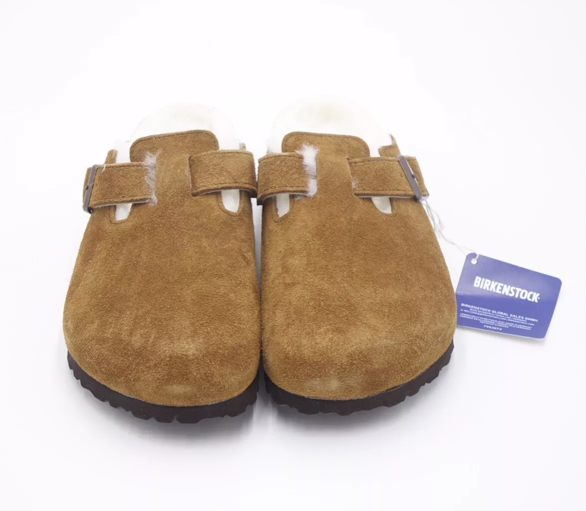 Boston Shearling Suede Leather Mink