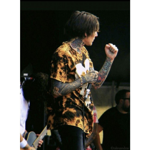 Tie-dye skull heart T-shirt DROP DEAD BMTH BABYMETAL | eBay