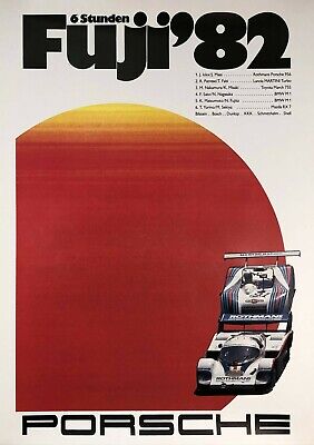 Vintage Porsche 1000km Osterreich Ring Motor Racing Poster A3/A4