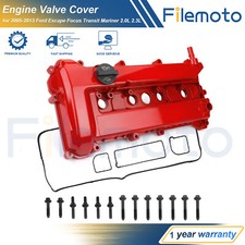 Valve Cover Aluminum Bolts Cap For 05-13 Ford Escape Focus Transit Mariner