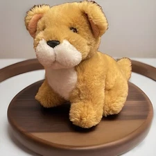 24k Polar Puff Special Effects Puppy Dog Plush Mighty Star 8” Brown White