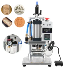 Digital Hot Foil Stamping Machine Air-Operated Embossing 10x13CM Leather PU Card