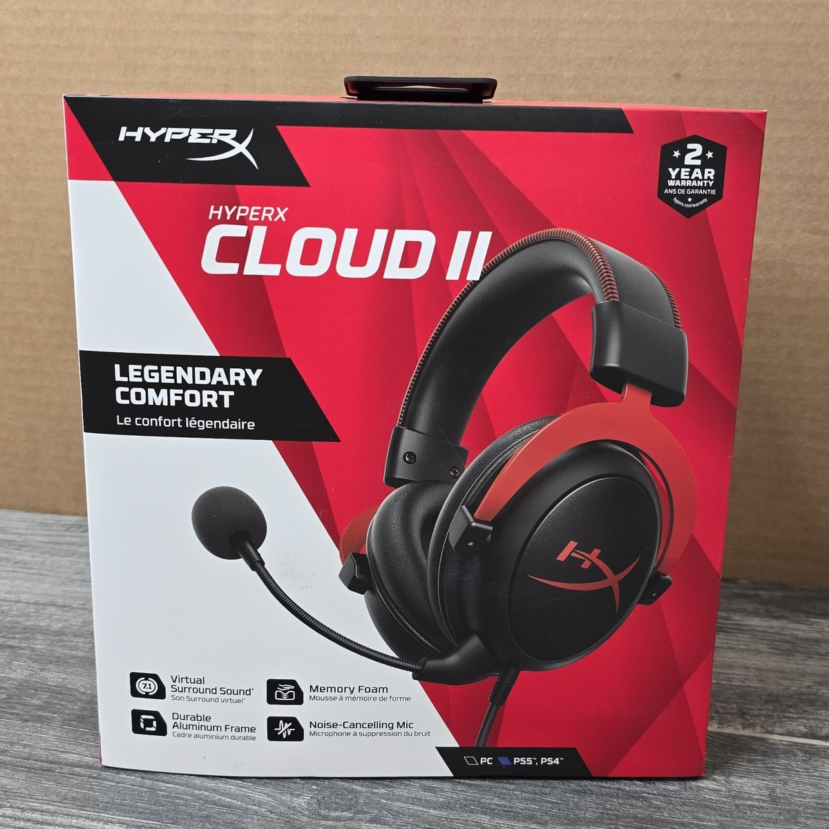 HyperX Cloud II Gaming Headset with 7.1 Virtual Surround Sound | eBay