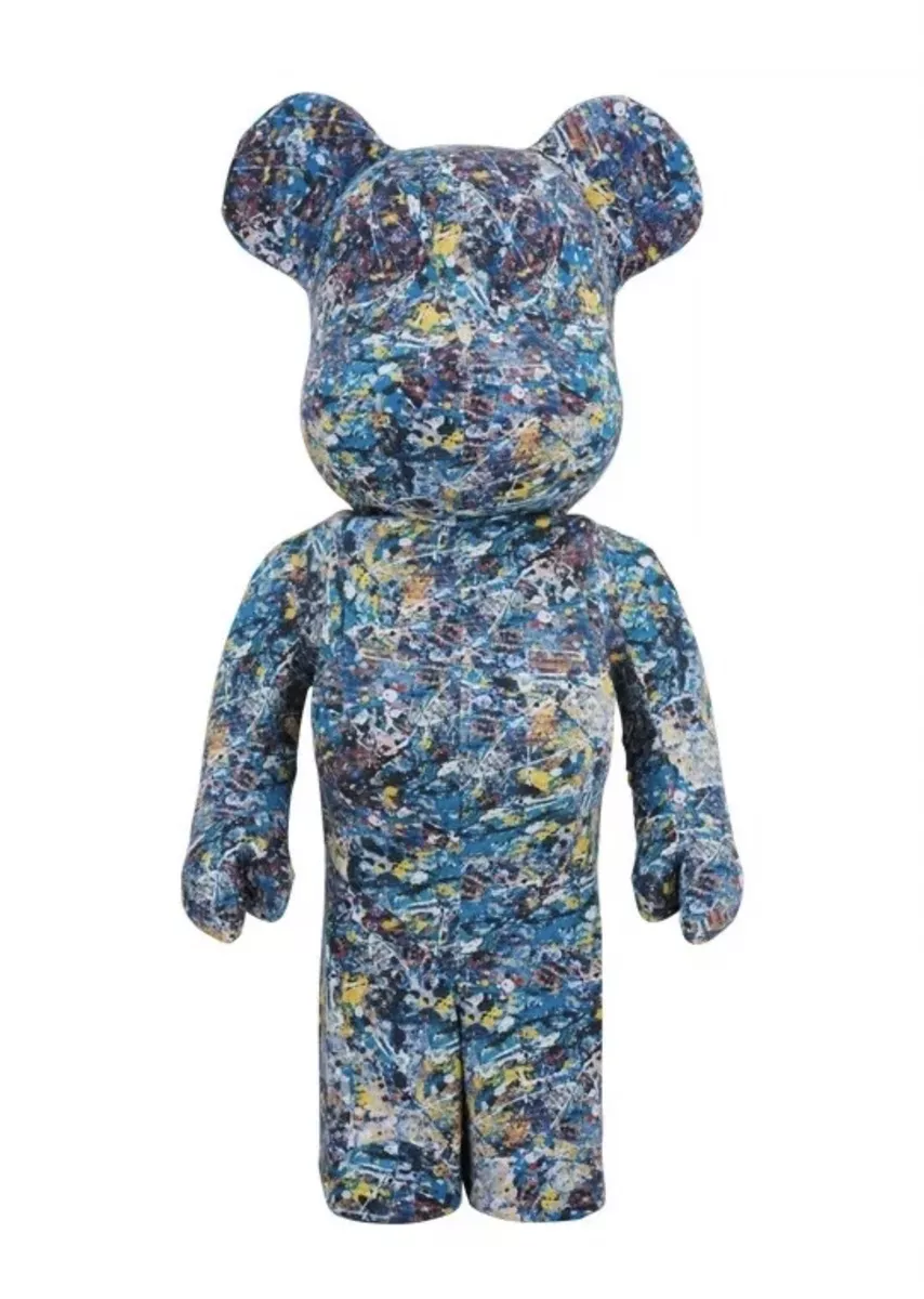 Medicom Bearbrick 2016 Jackson Pollock Studio Flocky version 1000