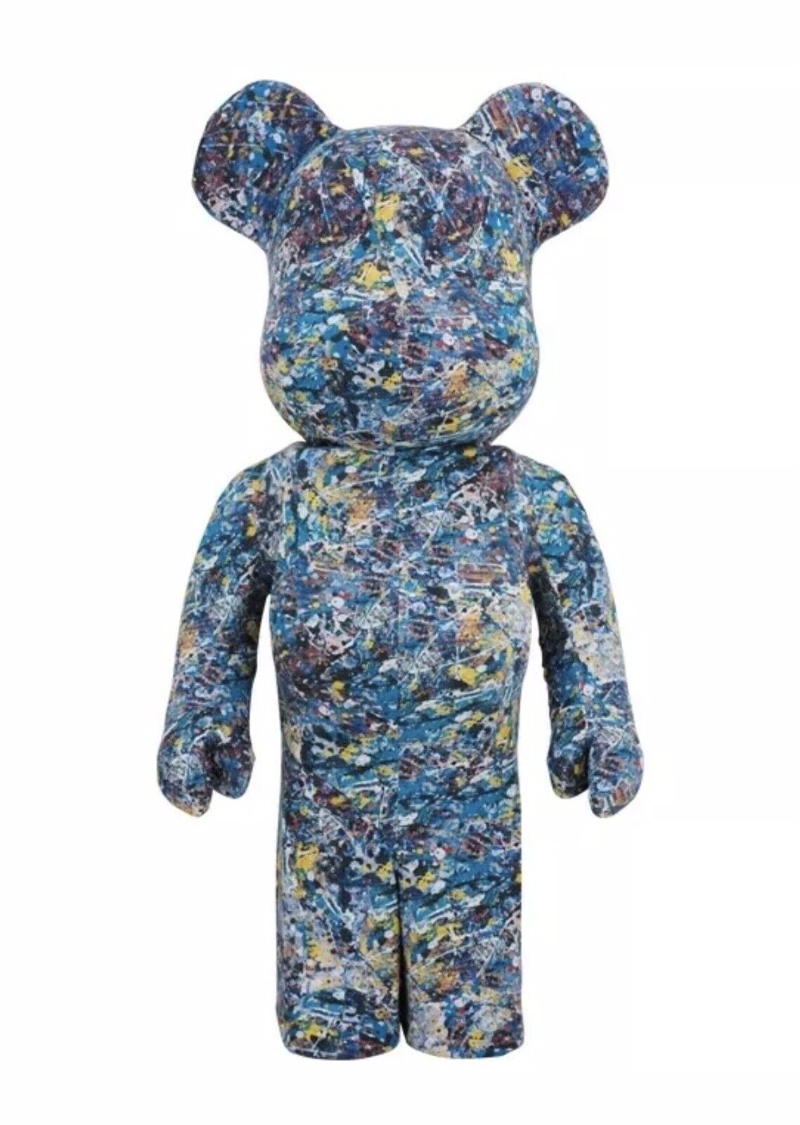 Medicom Bearbrick 2016 Jackson Pollock Studio Flocky version 1000% Be@rbrick NEW