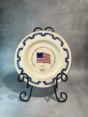 BETSY ROSS FLAG COLLECTOR PLATE BY PICKARD DANBURY MINT ORIGINAL