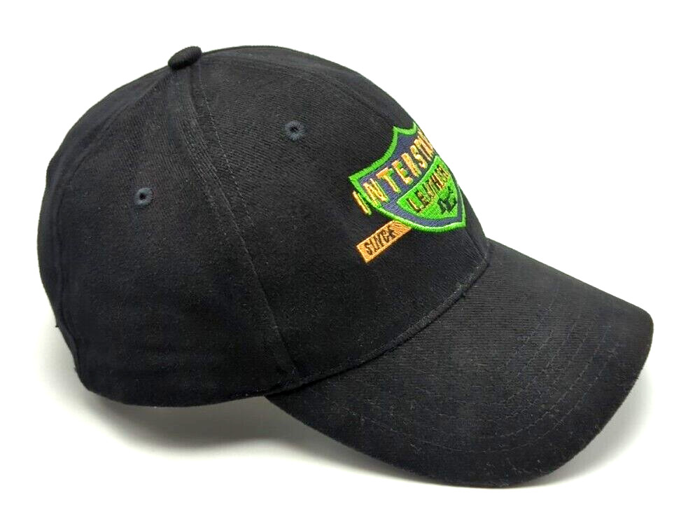 INTERSTATE LEATHER hat black adjustable cap - image 3