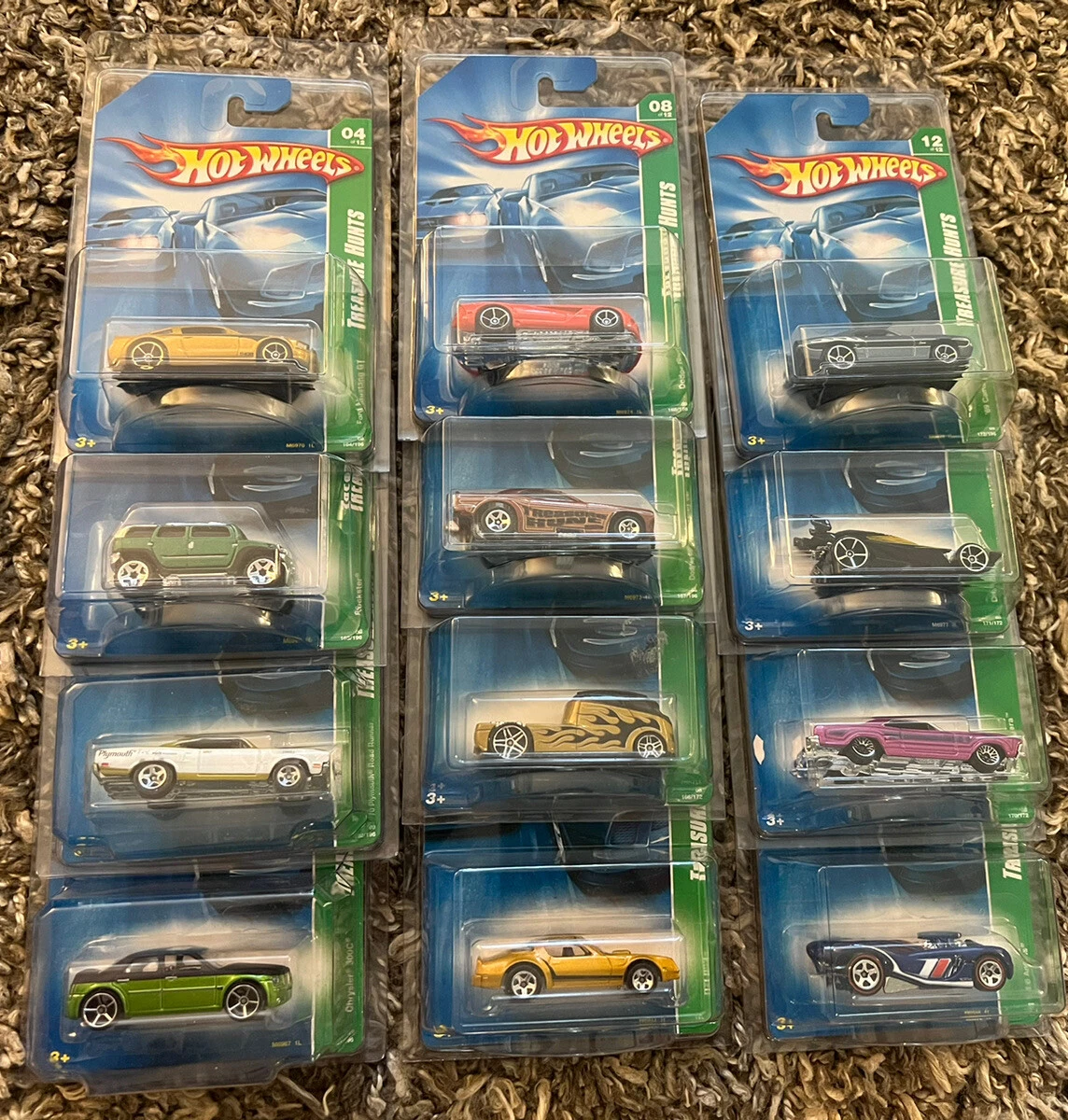2008 Hot Wheels Treasure Hunt Set. Complete 1-12 | eBay