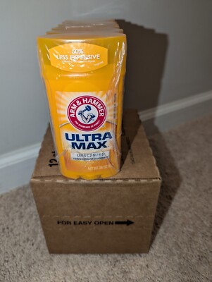 12 Pack Arm & Hammer UltraMax Unscented Solid Antiperspirant Deodorant 2.6 oz