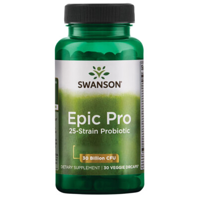 Swanson, Epic Pro 25-Strain Probiotic, 30 Veg. Kapseln